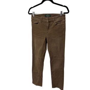 Lauren Ralph Lauren Jean Co LRL Brown Tan Heritage Jean Size 2